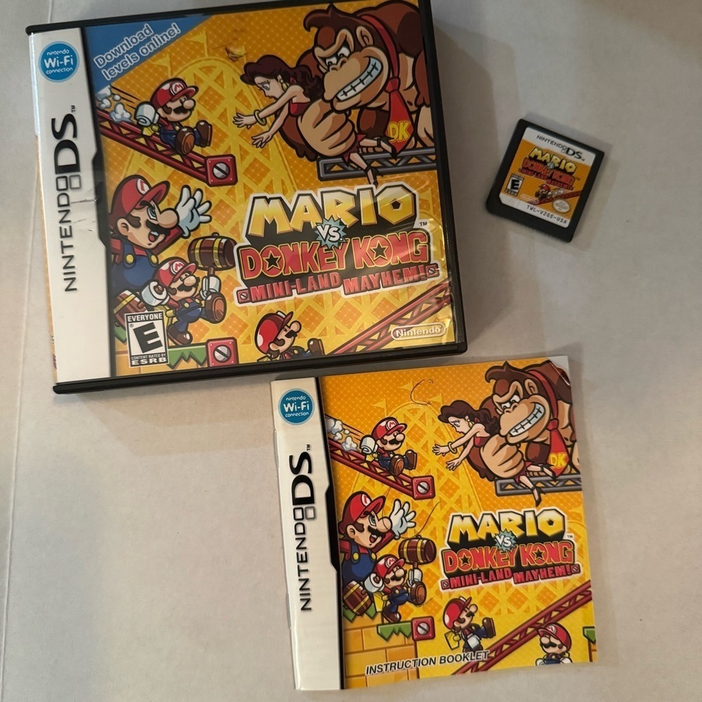 Mario vs. Donkey Kong: Mini-Land Mayhem (Nintendo DS) - Tested - Complete